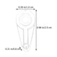thumbnail image 2 of unbranded 100Ud Clips Sujetadores Transparentes Para Puertas De Gabinete Con Tornillos Resistente Y Práctico, 2 of 8