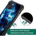 thumbnail image 4 of Case for iPhone 14 Case, Graphic Design Case for Girl Boy Soft Silicone Hard Acrylic Shock Protection Designed Case for iPhone 14 Flying Eagle Blue Sky Pattern, 4 of 7