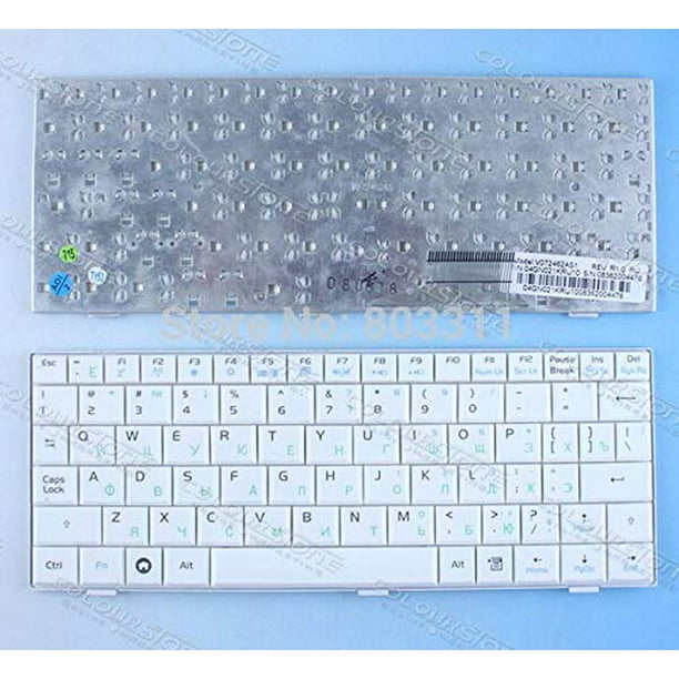 Russia Laptop Keyboard For Asus Eee Pc Epc700 701 701sd 900 900hd 900a 2g 4g 8g Ru White Notebook Keyboard 04gn021ksu10 Walmart Com