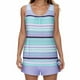 thumbnail image 1 of Trajes de Baño Tankini de Tamaño Más Grande para las Mujeres Impreso Strappy Back Set con Pantalones Cortos, Halagadores Dos Piezas Tankini Tops para las Mujeres, 1 of 5