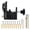 Black, variant on Wood Doweling Jig Pocket Hole Drilling Locator Jig Drill Guide Hole Puncher Tool