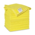 thumbnail image 2 of Boardwalk Microfiber Cleaning Cloths, 16 x 16, Yellow, 24/Pack, 2 of 4