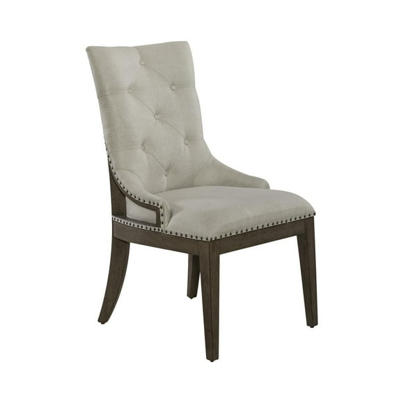 Liberty Furniture Industies, INC Americana Farmhouse Upholstered Shelter Side Chair (RTA) in Dusty Taupe