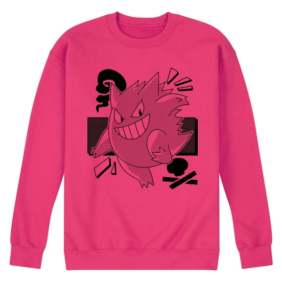 Pokémon - Gengar Manga - Men's Crew Fleece Sweatshirt