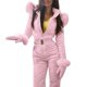 thumbnail image 1 of Traje de nieve cálido de invierno para mujer, pantalones deportivos al aire libre, traje de esquí, mono impermeable, 1 of 4