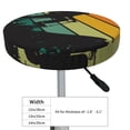 thumbnail image 4 of Naloa Not All Who Wander Are Lost 1 Round Bar Stool Cushion Cover 12-14 inch, Fits Kitchen, Office, Restaurant Chairs - {sizeName}12 inch, 4 of 7