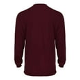 thumbnail image 2 of Badger  Youth B-Core Long Sleeve T-Shirt, Maroon - Medium, 2 of 2