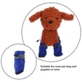 thumbnail image 3 of 4 piezas de botas impermeables antideslizantes para perros Botines para mascotas de todas las estaciones para perros pequeños a medianos talla XL (azul), 3 of 6