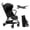 Black, variant on Gromast Travel Stroller for Airplane, Ultra Compact & Lightweight – Only 9.9 lbs, Portable Infant Toddler Baby Stroller, w/ UPF 50+ Canopy - Black