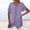 Style1-Purple linen shirts for women, variant on Mceream Women's Linen Shirt Short Sleeve V Neck Irregular Hem Top Oversized Loose Fit Summer Cute Tees Outfits Blouse Plus Size Purple M
