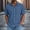 Dark Blue, variant on Mens T Shirts Cotton Short Sleeve Casual Shirts Button Down Oversized Shirt for Men Beach Summer Out Tops with Pockets