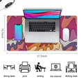 thumbnail image 5 of Red and White Camouflage&nbsp;pad Mousewaterproof,rubber+multispandexno Slip the Camouflage SeriesmousepadDesk Pad for Office Home Game 31.5x15.7inches, 5 of 7