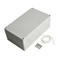 thumbnail image 3 of ABS Waterproof Junction Box Electronics Project Enclosure IP67 Rated Plastic Electrical Box with Screws Multiple Sizes for DIY Projects Outdoor Use White, 3 of 4