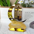 thumbnail image 3 of Crescent star acrylic mirror table three-dimensional holiday decoration, 3 of 4