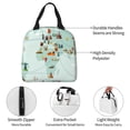 thumbnail image 2 of Kdxio World Travel Map Print Insulated Lunch Bag,Reusable Tote Lunch Box for Women Men,Leakproof Cooler Lunch Bags for Work Office Travel Picnic, 2 of 6