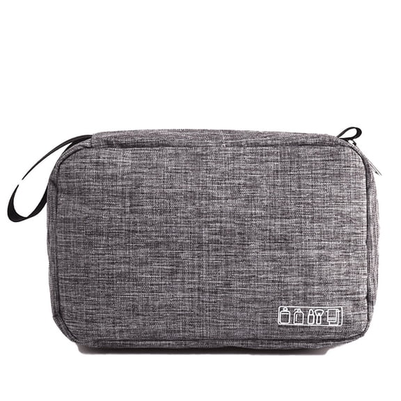 Qholemyo Clear Hanging Travel Toiletry Kit Portable Cosmetic Carry Case Makeup Organizer Bag Travel Essentials For Women