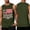 Army Green, variant on LNZGNM Men's Graphic Tank Tops Plus Size 4th of July Shirt Athletic USA Flag Muscle Sleeveless Tank Tops Beach Summer Tee,Red 4XL