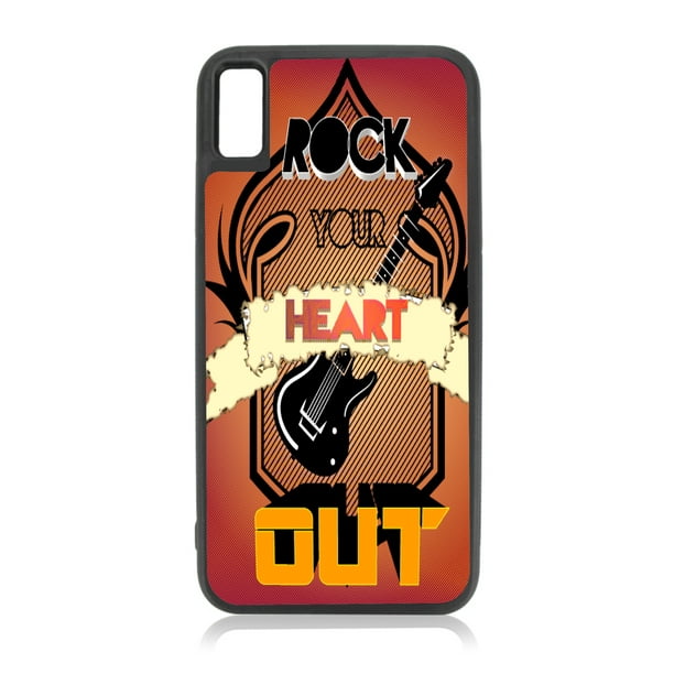 80s 90s Hipster Retro Quote Rock Your Heart Out Music Quotes Compatible With Iphone 12 Mini Case Black Tpu Walmart Com Walmart Com