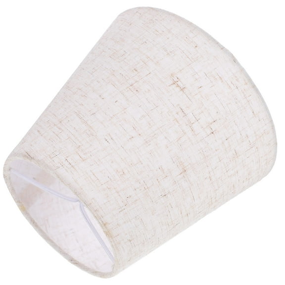 Milisten Beige Cloth Table Lampshade Versatile and WearResistant Decor for Home and .5 x 12 Inches