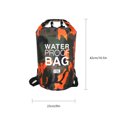 thumbnail image 3 of Mochila impermeable Eigraketly 2L-30L camuflaje naranja 23x57cm, 3 of 6