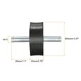 thumbnail image 2 of Rubber Mounts 4 Pack M10x28mm Male Vibration Isolator Shock Absorber D50mmxH20mm, 2 of 5