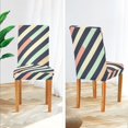thumbnail image 3 of Yayeee 4 Pack Dining Chair Covers Stretch Parson Chairs Slipcovers Seat Protector, Isometric Green, 3 of 6