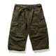 thumbnail image 4 of Pantalones cortos holgados e informales de talla grande para hombre, pantalones cortos con múltiples bolsillos para hombre, 4 of 4