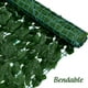 thumbnail image 2 of 1 rollo de seto artificial de hiedra falsa para jardín, pantalla de privacidad, pared de enredadera para balcón, patio exterior (hojas de manzana), 2 of 7