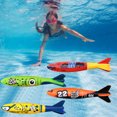 thumbnail image 4 of Juguetes que se hunden en la piscina Wdftyju accesorios para piscina torpedos de buceo 4 Uds, 4 of 8