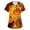 Earthy Yellow, variant on Halloween Costume Scrubs for Women - V-Neck Print with Pockets, Short Sleeve Nurse Uniform, Breathable Clinic Wear,Green M