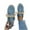 #136-Blue, variant on Roncen Women's Casual Loafers Slip-On Flats - Comfortable Low-Cut Lace-Up Shoes with Versatile Design for Everyday Wear