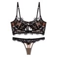 thumbnail image 4 of Gibobby Conjunto de lencería Lenceria Mujer de una Pieza Erotica Baby Doll Sexy Conjunto de Ropa Interior Sensual para Mujer(Negro, CH), 4 of 4