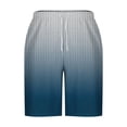 thumbnail image 3 of Plebaso Beach Shorts for Men Print Elastic Waist Drawstring Casual Shorts Lightweight Mens Summer Shorts, 3 of 5