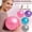 C001- Blue, variant on Physical, Small Exercise BallforBetween Knees, Pilates EquipmentforHome Workouts, Soft Pilates Ball, Core Exercise Equipment, WorkoutatHome, Blue, 9In Diameter, 1 Pc,