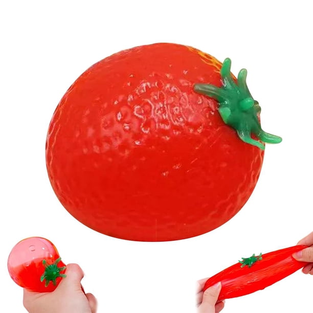Transparent Simulation Fruit Water Ball Squishy Toy Decompression Rising Slow Stress Toy Relief T1h8
