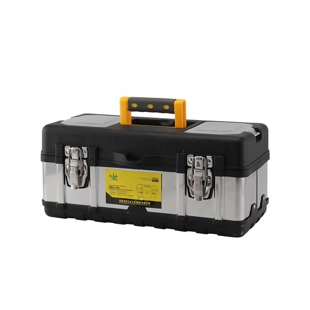 Caja De Herramientas De Acero Inoxidable Resistente De 17 Pulgadas Con Bandeja Extraíble sonducket HA020463-00