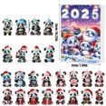 thumbnail image 1 of Christmas Panda Ornament Advent Calendar Blind Box, 24-Piece, Color A, GJ462, 1 of 6