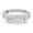 Grey, variant on Running Waist Belt, Adjustable Elastic Sports Fanny Pack, Crossbody Chest Phone Holder, Hands-Free Pouch for Fitness and Cycling