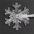 thumbnail image 3 of Naiovety Tira de luces de copo de nieve de alto brillo para decoración de fiestas de Navidad, atmósferas decorativas para jardín interior Iluminación navideña, 3 of 6