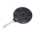 thumbnail image 1 of Sartén para gofres, placa para hornear pasteles, 7 moldes, multifunción, antideslizante, para cocinar, plancha, olla para freír carne, tortilla, uso, 1 of 9