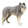 thumbnail image 3 of jifeng Lifelike Simulation Animal Figures Miniature Ornament Realistic for Party Favors Wolf, 3 of 9