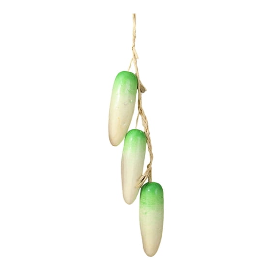 Flowers Arrangement for Home - White Radish Centerpiece with Realistic 3D Leaves - Indoor Display for Weddings Seasonal