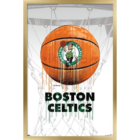 NBA Boston Celtics – Drip Ball 20 Wall Poster 14.725 x 22.375 Framed NBA Boston Celtics – Drip Ball 20 Wall Poster 14.725 x 22.375 Framed