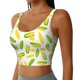 thumbnail image 2 of Balery Cartoon Corn Sujetadores deportivos con espalda cruzada para mujer, acolchados, sin costuras, de alto impacto, ideales para yoga, gimnasio, entrenamiento y fitness.-, 2 of 8