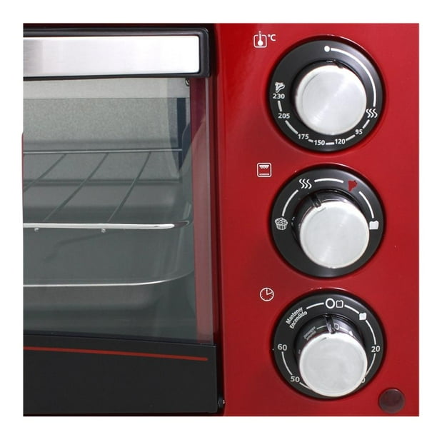 Horno Tostador Oster 15 Litros Rojo Walmart en línea
