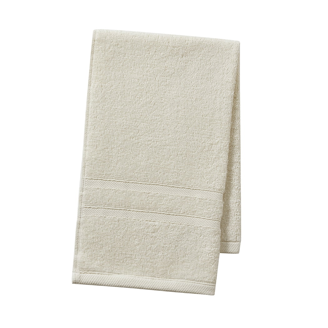 Clorox Bleach Friendly 2 Piece Hand Towel Set, 16X26", Ivory