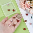 thumbnail image 3 of 12Pcs 3 Styles Rugby Basketball Baseball Rhinestone Clay Beads 15x10mm Rugby Rhinestone Beads 12mm Round Clay Disco Ball Beads Diamond Rhinestone Spacer Beads for Necklace Jewelry Making, 3 of 9