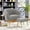 Gray, variant on Andeworld Modern Accent Chair with Ottoman, Upholstered armchair for Living Room, Bedroom (Grey)