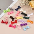 thumbnail image 6 of 80pcs Dark Green Bow Ties 1.2"x0.6" Mini Bowknot for Crafting Satin Bows Bulk, 6 of 6