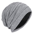 thumbnail image 6 of Viworld Winter knitted Hat Soft Solid Beanie for Men Elastic Lint Circular Cap, 6 of 6